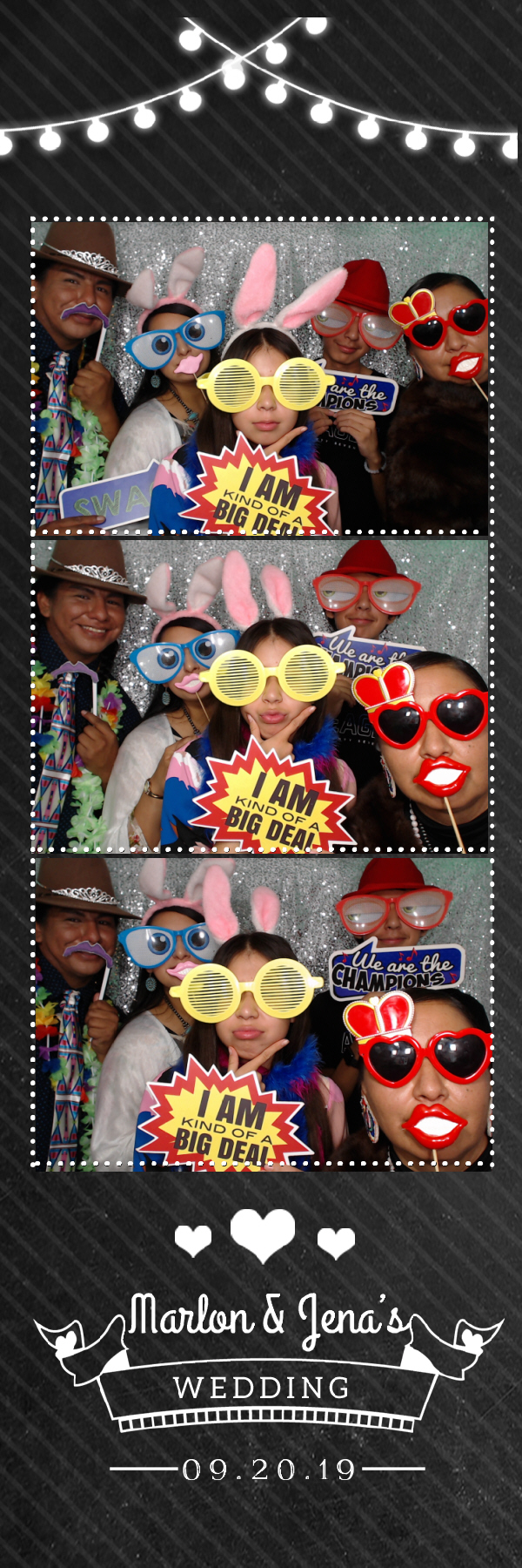 Jena and Marlon's Wedding | View more photos from the event at gallery.photoboothbillings.com/u/PhotoBoothBillings/Jena-and-Marlons-Wedding